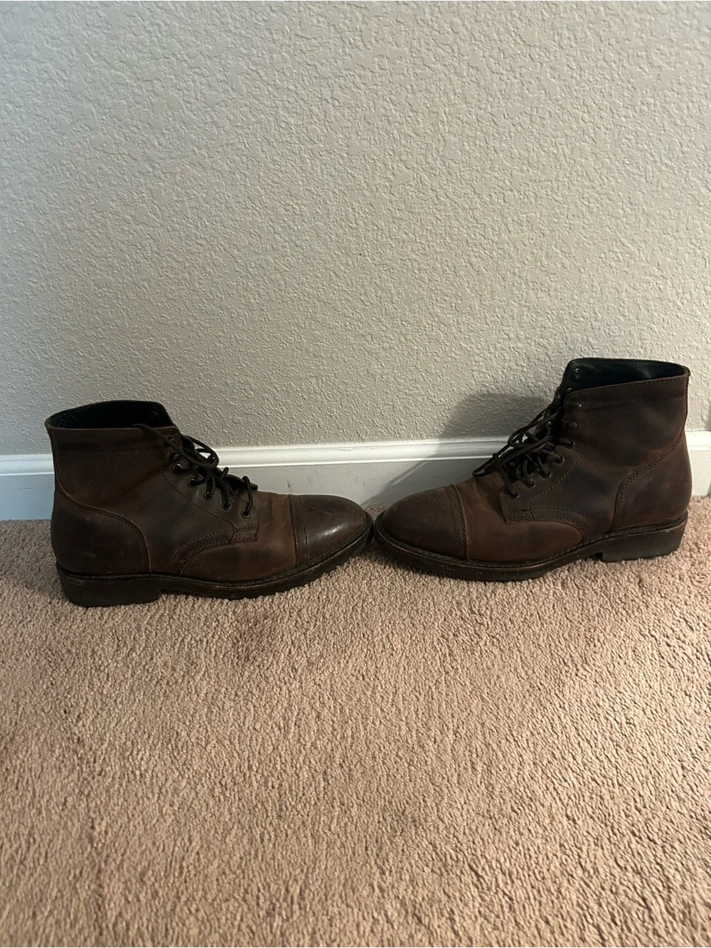 Thursday men’s brown lace up boots